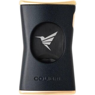 COLIBRI Cigarrenabschneider Slim schwarz/gold