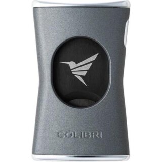 COLIBRI Cigarrenabschneider Slim anthrazit/chrom