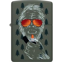 ZIPPO Green matte Color Old Man Zippo 60007478