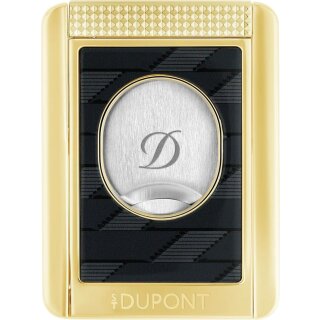 DUPONT Zigarrencutter Stand Monogramm gold/schwarz 003479