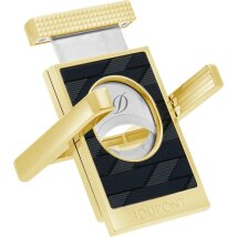 DUPONT Zigarrencutter Stand Monogramm gold/schwarz 003479