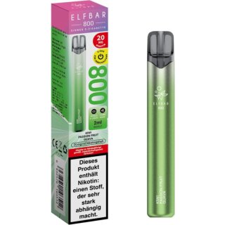 ELFBAR E-Shisha 800 Kiwi Passion Fruit Guava 20 mg/ml