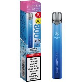 ELFBAR E-Shisha 800 Coconut Blueberry 20 mg/ml