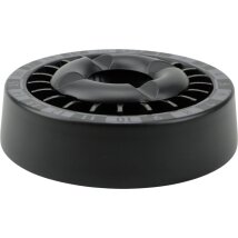 Ascher mit Stern-Einsatz Casino schwarz 14cm