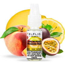 ELFBAR ELFLIQ Lemon Peach Passion Fruit10mg/ml Nic Salt 10ml