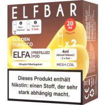 ELFBAR ELFA Pod Golden Tobacco 20mg/ Nikotin 2er