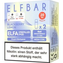 ELFBAR ELFA Pod Blackberry Lemon 20mg/ Nikotin 2er