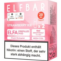 ELFBAR ELFA Pod Strawberry Ice 20mg/ Nikotin 2er