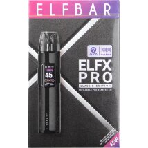 ELFBAR ELFX Pro Kit mit Leerpod (2ml) 0.8 Ohm schwarz