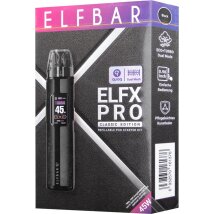 ELFBAR ELFX Pro Kit mit Leerpod (2ml) 0.8 Ohm schwarz