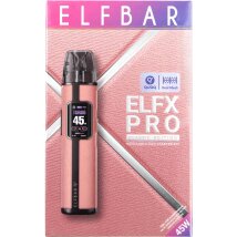 ELFBAR ELFX Pro Kit mit Leerpod (2ml) 0.8 Ohm pink