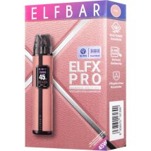 ELFBAR ELFX Pro Kit mit Leerpod (2ml) 0.8 Ohm pink