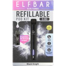 ELFBAR ELFA Turbo Kit mit Leerpod (2ml) 0.8 Ohm Black Night