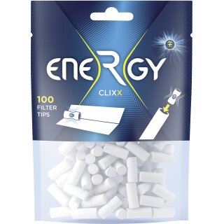 ENERGY+ Clixx Filter Tips 100 Filter pro Beutel