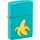 ZIPPO Flat Turquoise Emblem Banana 2008118