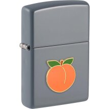 ZIPPO Flat Grey Emblem Peach 2008117