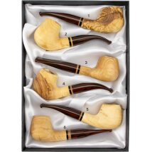 Pfeife JEAN CLAUDE Olivenholz sand+ glatt