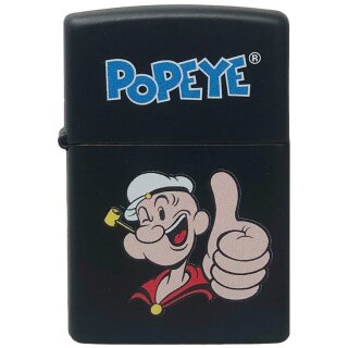 Zippo Popeye black matt