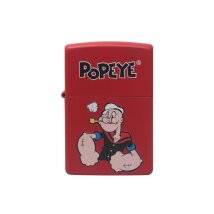 Zippo Popeye red matt Druck