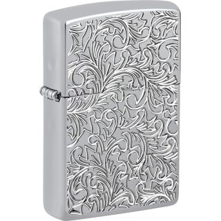 ZIPPO Armor Case chrom poliert Deep Carved Pattern