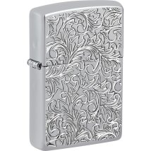 ZIPPO Armor Case chrom poliert Deep Carved Pattern