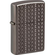 ZIPPO Armor Case Blue Ice Deep Carved Pattern