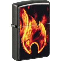 ZIPPO Grey color Flame 60007511