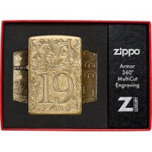 ZIPPO Armor Case Tumbl.Br.Deep Carved 1932 Filigree 60007526