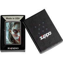 ZIPPO Grey color Angel Devil 60007514