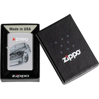 ZIPPO chrom poliert color Modern Car 2 60007563