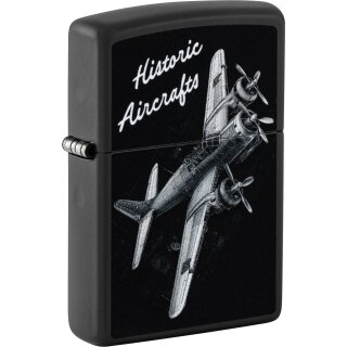 ZIPPO schwarz color Historic Aircrafts 60007558