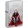 ZIPPO satin finish color/gelasert Reaper Skull 60007576