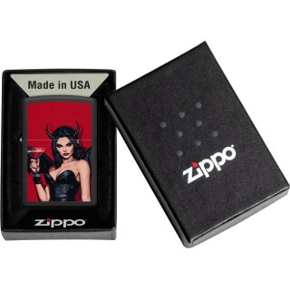 ZIPPO schwarz color Devil Vampire 60007573