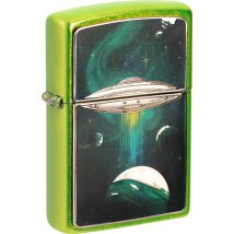 ZIPPO Lurid Plakette UFO Light Beam 2008091