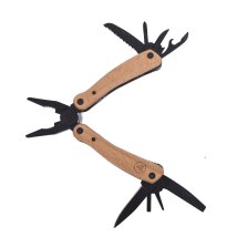 Laguiole Multi Tool Pliers Blk Metal Beechwood