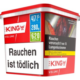 KING Red Volumentabak 280g Box