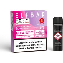 ELFBAR ELFA Pod Dragon Fruit Blackberry 20mg/ Nikotin 2er