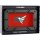 Colibri Zigarrenascher Aluminium Rally schwarz/rot 6 Abl.