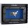 Colibri Zigarrenascher Aluminium Rally schwarz/blau 6 Abl.