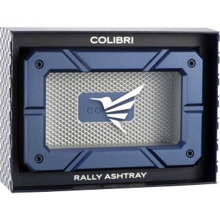Colibri Zigarrenascher Aluminium Rally marine/silber 6 Abl.