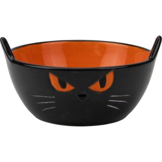 Windascher Keramik Angry Animal Katze schwarz