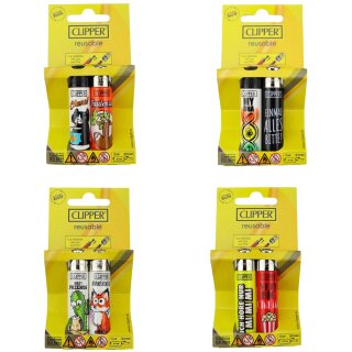 Clipper Feuerzeug 2er Set