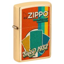 ZIPPO messing gebürstet Vintage Zippo 60007703