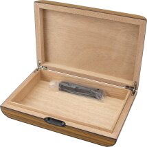 Humidor Zebra Finish matt für ca. 10 Zigarren