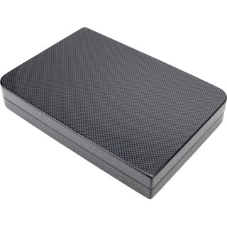 Humidor Carbon Finish Pianolack für ca.10 Cigarren