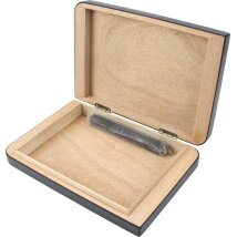 Humidor Carbon Finish Pianolack für ca.10 Cigarren