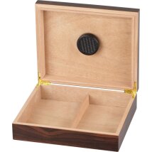 Humidor Walnut Dekor dunkel für ca. 20 Zigarren