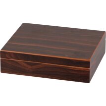 Humidor Walnut Dekor dunkel für ca. 20 Zigarren