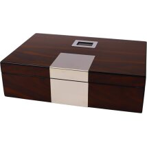 Humidor Walnut glänzend, für ca. 30-40 Zigarren