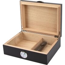 Passatore Humidor schwarz matt
